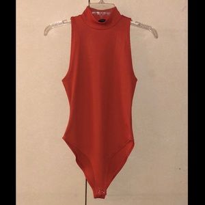 Forever 21 Mock-neck Bodysuit